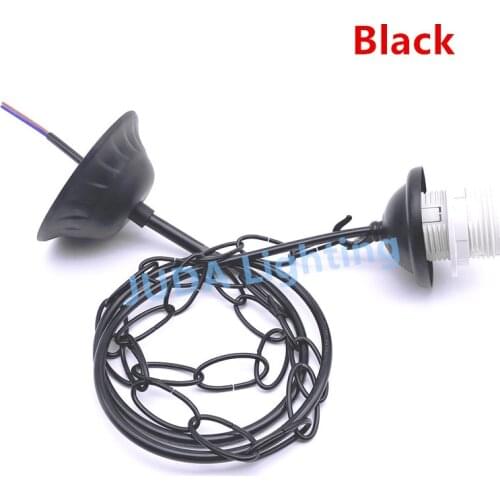 Ceiling canopy with chain cable wire cord set E27 Edison lamp holder for chandelier pendant lamp led bulb lighting accessories