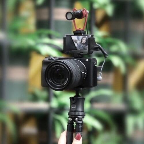 Flip Screen Bracket Periscope Vlog Selfie Stand Holder for So-ny A6000 A6300 Kit Q81F