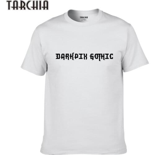 TARCHIA 2021 New Brand t-shirt Darhdih Gothic Cotton Tops Tees Summer Men Short Sleeve Boy Casual Homme Tshirt T Plus Fashion