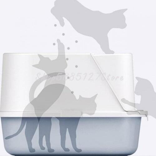 Cat Litter Basin Deodorization Fully Closed Cat Litter Basin Large Ejection Type Anti Splash Long Channel Net Red Cat Produc