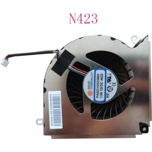 Laptop Cooler Fan For MSI GT76 PABD18525BM 1.0A 12VDC -N423 4PIN cooling fan