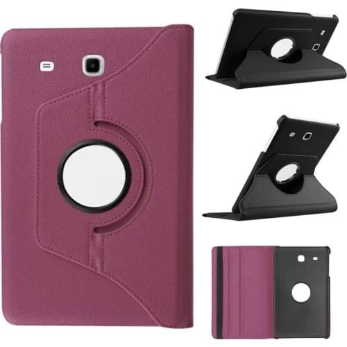 360 rotating Magnetic Case For Samsung Tab E 9.6 T560 T561 Pu Leather Cover Case for GALAXY Tab E 9.6 T560 SM-T561 Tablet Case