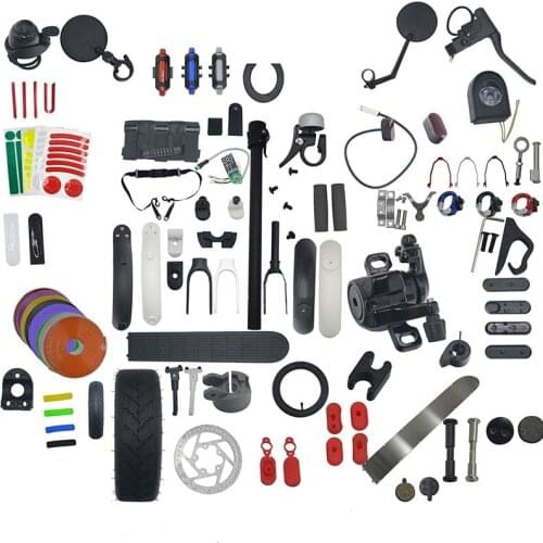 Xiaomi m365 All Repair Replacement Parts Sticker Fender Waterproof Basket Brake Dashboard All Parts For Xiaomi M365 Scooter