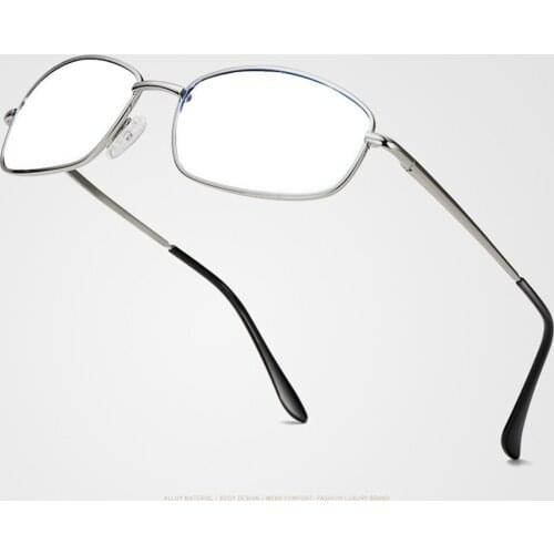 High-grade Alloy oval men silver frame Reading Glasses +0.75 +1 +1.25 +1.5 +1.75 +2 +2.25 +2.5 +2.75 +3 +3.25 +3.5 +3.75 +4 To+6
