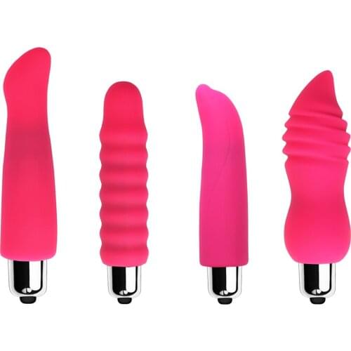 Bullet Vibrator For Women 16 Speed Mini Sex Toy G Spot Clitoris Stimulator Silicone Vibrating Finger Dildo Masturbation Massager