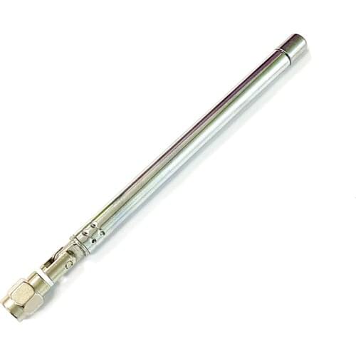 1PC 120mm long Telescopic Antenna 7 sections with SMA male connector total 480mm Radio Aerial NEW