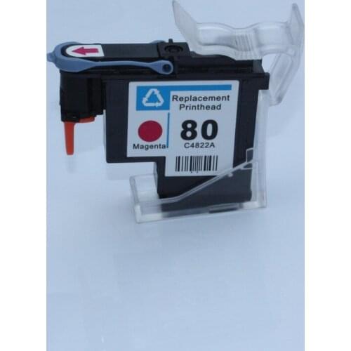 1Pcs refurbished for HP 80 Print Head for C4822A for HP Designjet 1050c 1050c Plus 1055cm Magenta printer printer parts