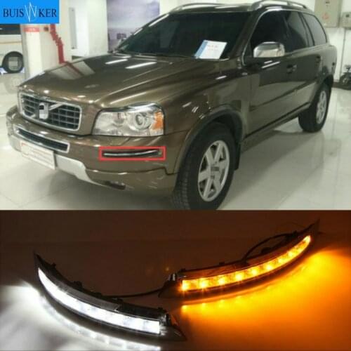 2PCS For VOLVO XC90 2007 2008 2009 2010 2011 2012 2013 DRL Daytime driving Running Lights Daylight turn light