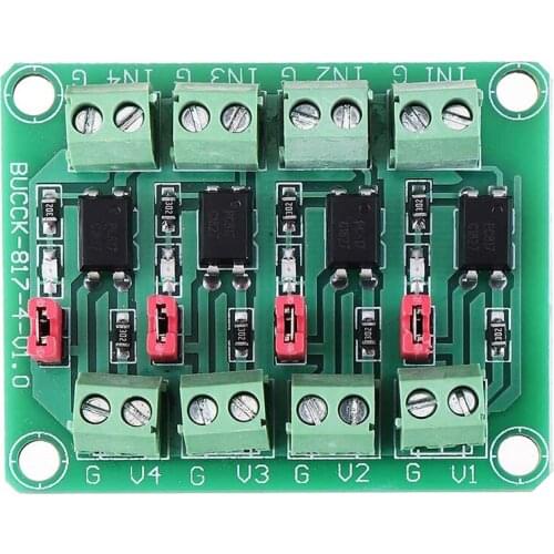 817 Optocoupler 4 Channel Voltage Isolation Board Voltage Control Switching Driver Module Optical Isolation Module CNIM Hot