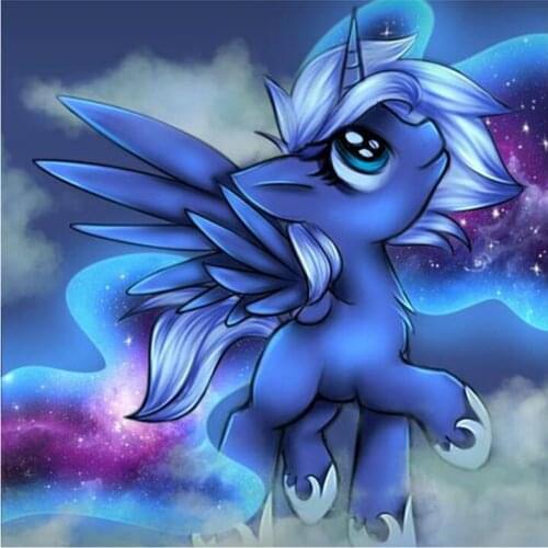 5D DIY Full Round/Square Diamond Painting Cartoon Animal Unicorn 3D Embroidery Cross Stitch Rhinestone Mosaic Home Decor Yc459