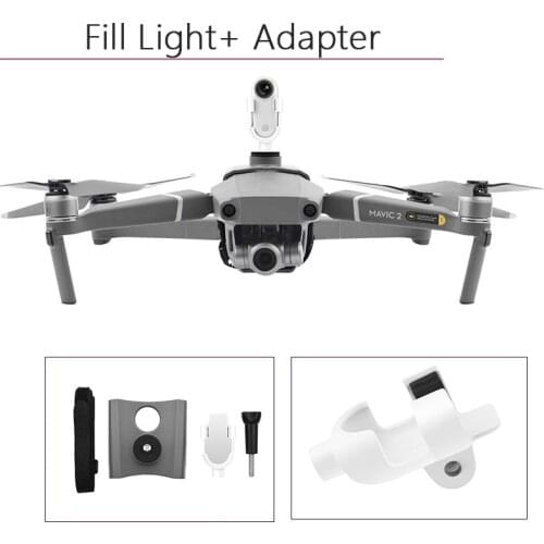 Fill Light Holder for DJI MAVIC PRO Mavic 2 Mount Bracket Adapter Base Backpack Clip for Insta360 GO Drone Camera Accessories