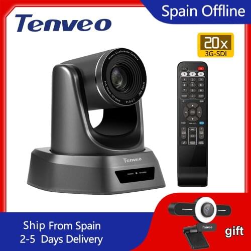 [EU Stock] FREE TAX Tenveo NV20A USB HDMI SDI Conference Camera HD 1080p PTZ Camera SDI Cam 20X Zoom Video Conference Camera