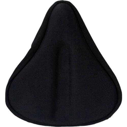 Exercise Bike Seat Gel Cushion Cover Parts Ergonomic design For Large Wide Bicycle Saddle Pad Cycling Riding Accessories Part