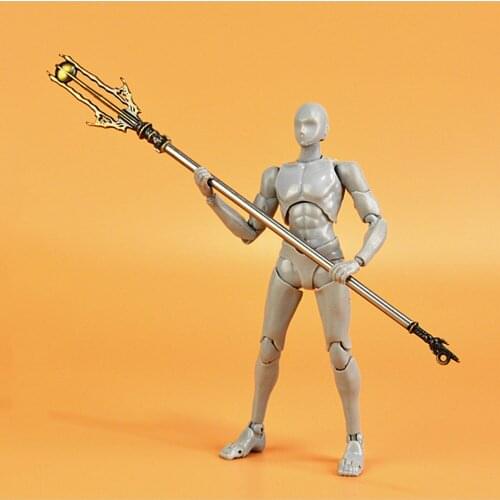 1/12 Scale Weapon Necromancer Wand Magic Wand Model for 6‘’ action figure body