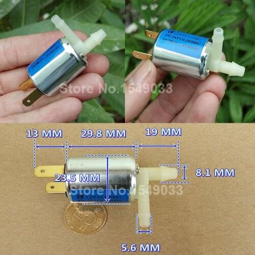 Mini micro Solenoid valve 24v dc electric Water Air Gas valve Discouraged Normally closed
