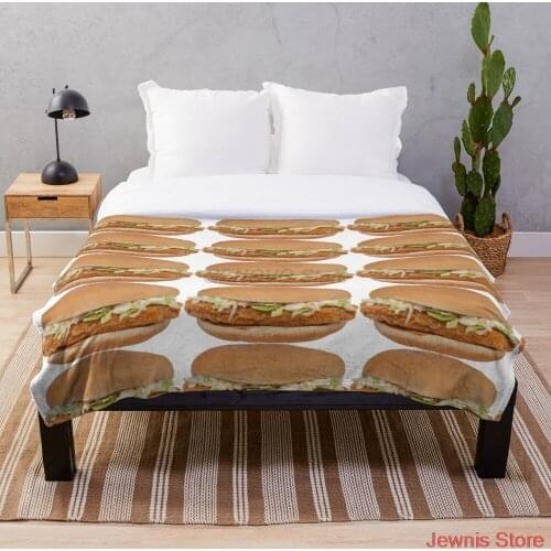 McChicken Blanket Fleece Plush Blankets on Bed/Sofa Sleeping Cover Bedding Throws Bedsheet for Kids Adult