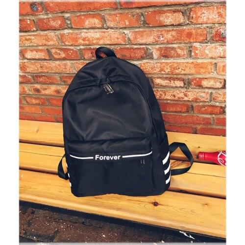Unisex Simple Colour Nylon Women Backpack Students School Bag For Women Girl Rucksack Mochila Escolar Women Backpack