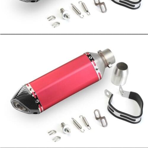 Universal Motorcycle Exhaust Pipe Escape Modified Moto Muffler Silencer DB Killer Sticker For NVX 155 R6 PCX 125 Dirt Bike ATV