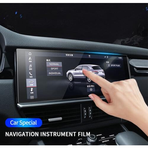 Tempered Glass Screen Protector Car GPS Navigation Screen Protective Film For Porsche Cayenne Palamella Macan