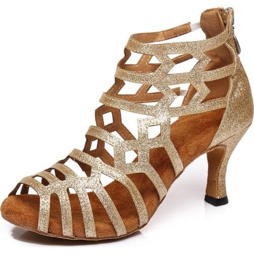 Latin Dance Shoes Woman Dance Shoes For Girls Salsa Shoes Dance Sneakers Ballroom Shoes High Heel Champon IDancing