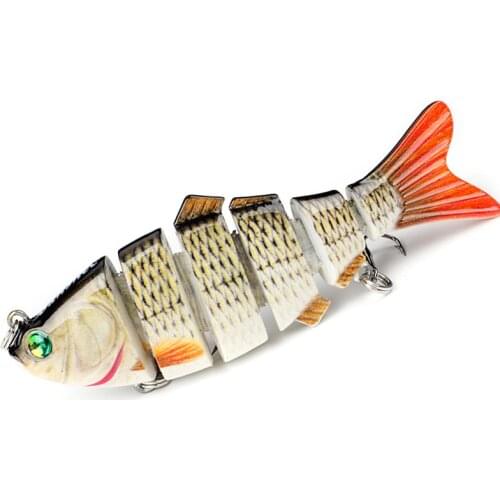 1pc Swimbait Wobblers Pike Fishing Lures Artificial Multi Jointed Sections Hard Bait Trolling Carp Fishing Tools