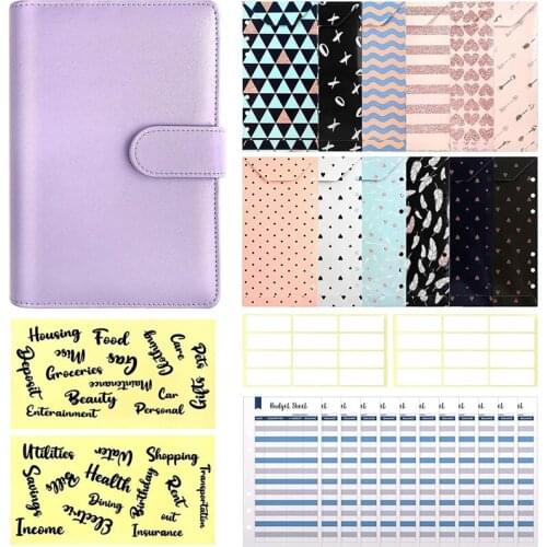29 Pcs A6 Budget Binder Set,System Budget Planner Organizer for Your Passport,Tickets,Cards,Etc,Convenient