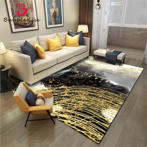 Bubble Kiss Abstract Chinese Style Landscape Pattern Rugs Home Bedroom Decor Carpets Customized Bedside Crystal Velvet Floor Mat