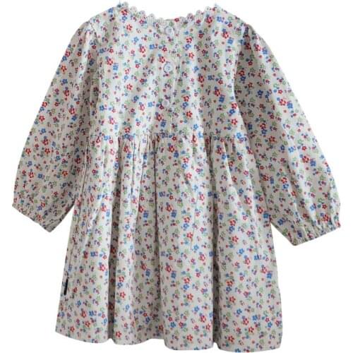 Bobora Girls Dress New Spring Casual Long Sleeves Kids Dresses For Girl Autumn Clothing Princess Party Dress