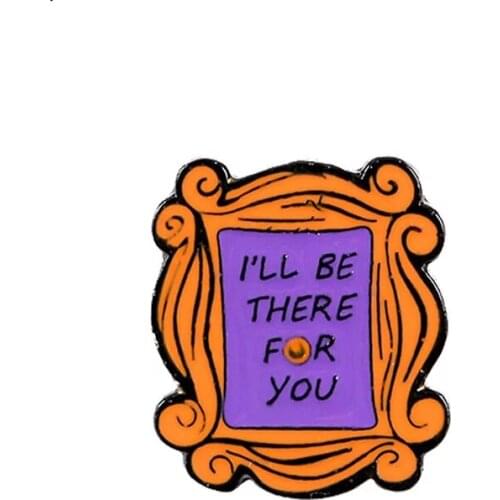 Classic Comics Friends TV Hard Enamel Pins Brooches Women Men Lapel Badges Backpack Collar Fashion Jewelry Gifts For Kids Friend