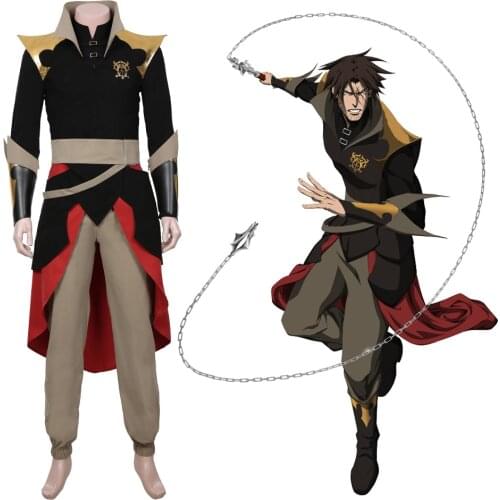 Castlevania Season 3 Trevor Belmont Cosplay Costume Outfits Uniform Full Suit Halloween Carnival Costumes