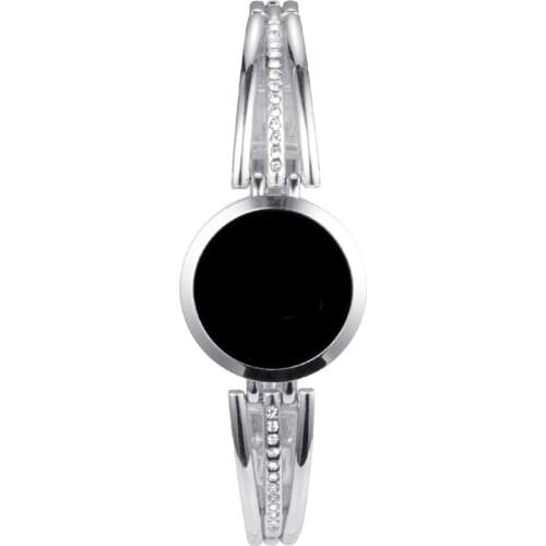 Fashion Ladies Touch Screen LED Electronic Display Watch Time Date Alloy Bracelet Buckle Sports Waterproof Womens Digital Watch