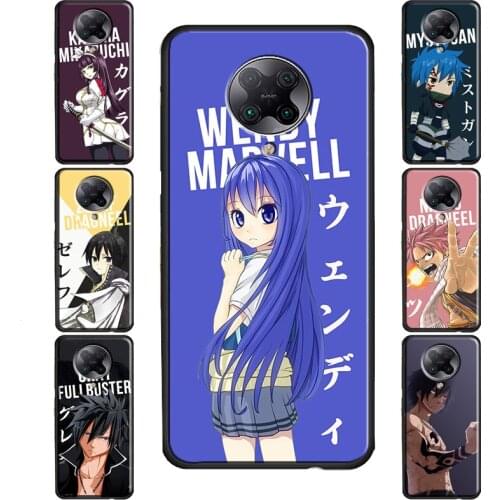 Natsu Erza Fairy Tail Case For Xiaomi Mi 10 Ultra A3 8 9 SE 9T Pro Mix3 Mi Note 10 Lite POCO F2 Pro X3 F1 Coque