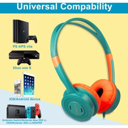 Kids Headphones Stereo Music Foldable stereo bass headphones With Microphone Music Earphones Children Headsets Portable Audio