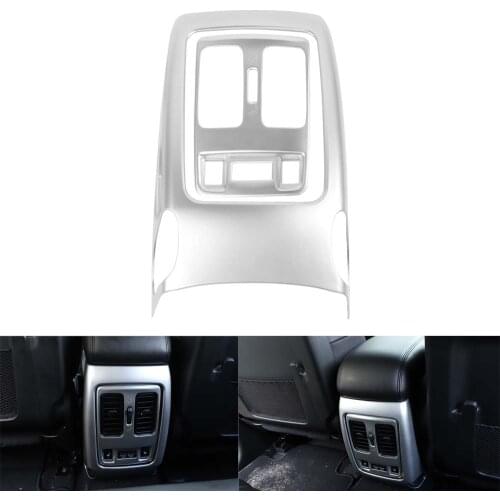 For Jeep Grand Cherokee 2011 Up Car Rear Air Conditioner Vent Frame Cover Trim Styling Interior Auto Moldings