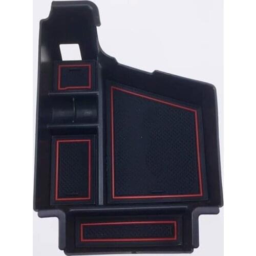 For Volvo XC60 2018 Car Central Armrest Storage Box Console Arm Rest Glove Tray Holder Case Container Car Styling Accessories