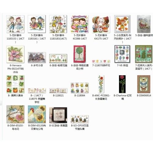 Top selling 2021 GIRLS Counted Cross Stitch 11CT 14CT 18CT DIY Chinese Cross Stitch Kits Embroidery Needlework Sets