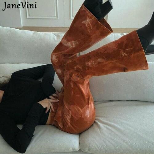 Женские брюки клеш JaneVini China At AliExpress