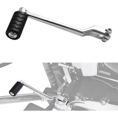 Motorcycle Black/Chrome Left Shift Lever Shifter Foot Pedal For Harley Softail 1986-2017 Touring 1988-2021Tri 2008-2021