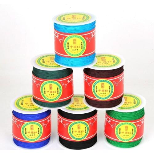 1mm 300yard/roll TOP-LEVEL A Level line line Cord Red Line Braided Cord Strand Chinese Knot Tassel Line
