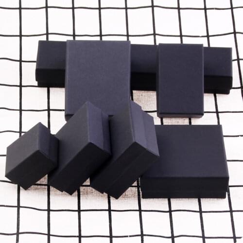 New Style Mutli Size Jewelry Gift Box Ring Necklace Bracelet Earring Gift Packaging Boxes Handmade Jewelry Box with Sponge Insid