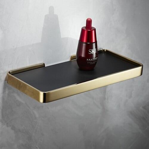 Bathroom Shelf Bath Shower Shelf Brushed Gold Bathroom Corner shelf Wall Mounted Bathroom Storage Organizer holder New Arrivals