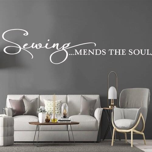 Removable sewing quote Wallpaper Home Decoration Wall Sticker For Kids Rooms Nursery Room Decor Wall Decoration