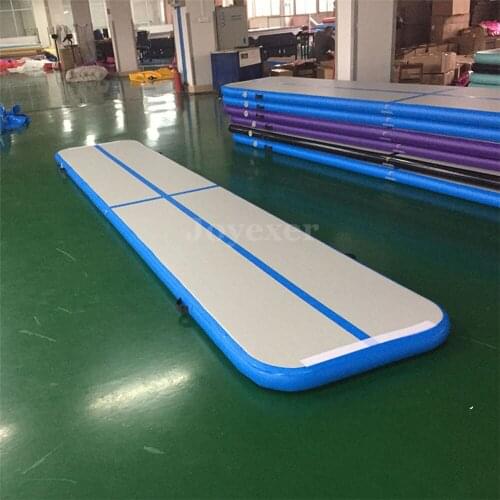 Good Quality Blue Tumble Track Air Mat For Gymnastics Training/Home Use/Cheerleading/Yoga/Water With Electric Pump