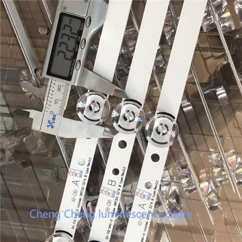 6Pieces/lot Strips LED LG Innotek Drt 32 " 6916L-2223A 6916L-2224A 32LF5800 32LB5800 100%NEW