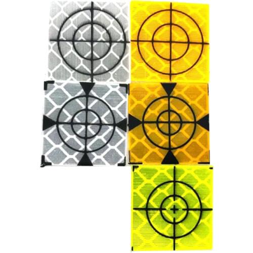 Promotion 100pcs 20*20mm All Colors Reflector Sheet For Topcon Leica Total Station Surveying Geography Sheet Reflective Sticker