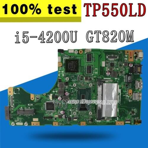 TP550LD Motherboard i5-4200 CPU REV 2.0 GT820M For Asus TP550LD Laptop motherboard TP550LD Mainboard TP550LD Motherboard test OK
