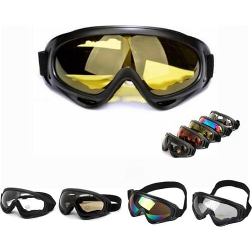 X400 Mens Tactical Sports Airsoft Glasses Snowboard Ski Goggles Cycling Motorcycle Windproof UV Protection Sunglasses 5 Colors