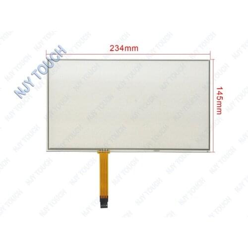 10.2inch 4 Wire Resistive Touch Screen Panel Glass 234x145mm for LCD Panel AT102TN03 V9
