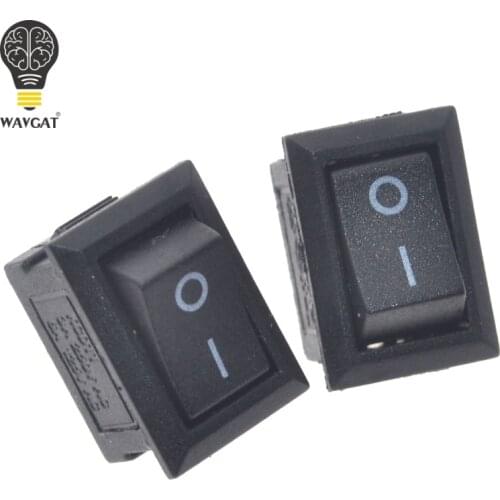 10pcs/lot 10*15mm SPST 2PIN ON/OFF G130 Boat Rocker Switch 3A/250V Car Dash Dashboard Truck RV ATV Home