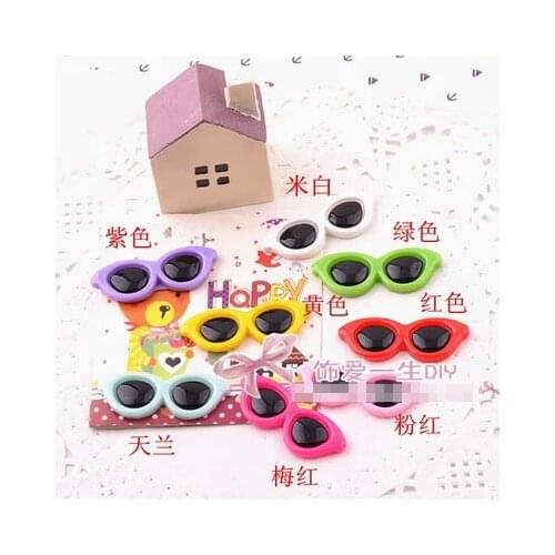 10pcs/lot flat back resin lovely kawaii glass Scrapbook Embellishment DIY Phone Decoration 16*40mm